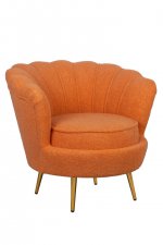 Низкое кресло Pearl Orange Boucle MAK interior 7LV29040-OBU Оранжевый