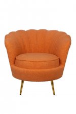 Низкое кресло Pearl Orange Boucle MAK interior 7LV29040-OBU Оранжевый