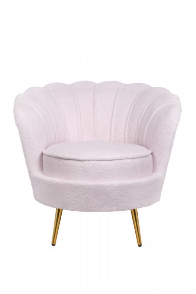 Низкое кресло Pearl Pink Boucle MAK interior 7LV29040-PBU Розовый