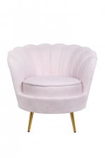 Низкое кресло Pearl Pink Boucle MAK interior 7LV29040-PBU Розовый