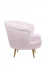 Низкое кресло Pearl Pink Boucle MAK interior 7LV29040-PBU Розовый