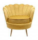 Низкое кресло Pearl Yellow MAK interior 7LV29040-YL Желтый