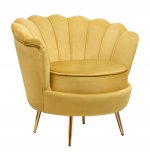 Низкое кресло Pearl Yellow MAK interior 7LV29040-YL Желтый