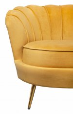 Дизайнерский диван Pearl Triple Yellow MAK interior 7LV29043-YL желтый