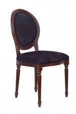 Дизайнерский обеденный стул Delo Kora Black MAK interior 7LVCF-1916A-BC Черный