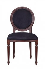 Дизайнерский обеденный стул Delo Kora Black MAK interior 7LVCF-1916A-BC Черный