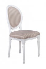 Дизайнерский обеденный стул Delo Strip MAK interior 7LVCF-1916A-S Бежевый