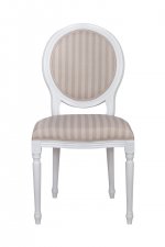 Дизайнерский обеденный стул Delo Strip MAK interior 7LVCF-1916A-S Бежевый
