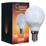 Экономсвет 7W GERHORT G45 LED 3000K E14