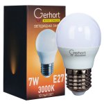 Экономсвет 7W GERHORT G45 LED 3000K E27