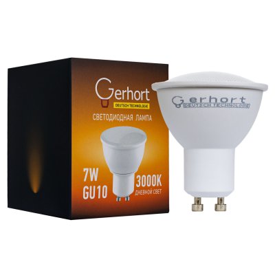 Экономсвет 7W GERHORT GU10 LED 3000K GU10