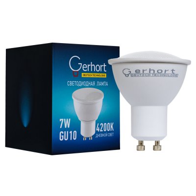 Экономсвет 7W GERHORT GU10 LED 4200K GU10