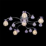 Светильник Eurosvet 80002/6 хром/синий+красный+фиолетовый