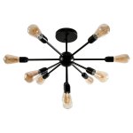 Люстра лофт стиля Экономсвет 80002/10BK