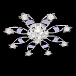 Светильник Eurosvet 80064/11 хром/синий+красный+фиолетовый