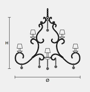 Подвесной светильник Masiero CLASSICA 8013 16 Подвесной светильник Masiero CLASSICA 8013 16