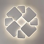 8013/90CL LEDIO LN25 белый, хром/белый металл/акрилл Потолочный светильник LED 90W 220V 3000-6000K BRIDGE