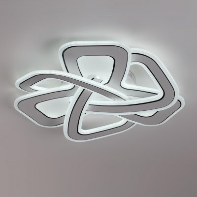 8015/160CL LEDIO LN25 белый, хром/белый металл/акрилл Потолочный светильник LED 160W 220V 3000-6000K JAZZ 8015/160CL LEDIO LN25 белый, хром/белый металл/акрилл Потолочный светильник LED 160W 220V 3000-6000K JAZZ