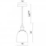Светильник подвесной Divinare 8017/01 SP-1 LUCIA