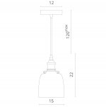 Светильник подвесной Divinare 8017/01 SP-1 LUCIA