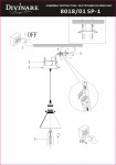 Светильник подвесной Divinare 8018/01 SP-1 LUCIA