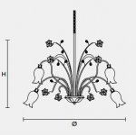 Подвесной светильник Masiero CLASSICA 8020 8+4