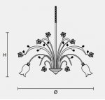 Подвесной светильник Masiero CLASSICA 8020 8