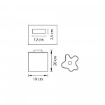 Светильник потолочный Lightstar 802011 Nubi ondoso
