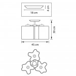 Люстра потолочная Lightstar 802031 Nubi ondoso