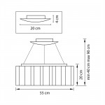 Люстра подвесная Lightstar 802161 Nubi ondoso