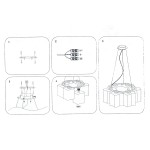 Люстра подвесная Lightstar 802161 Nubi ondoso