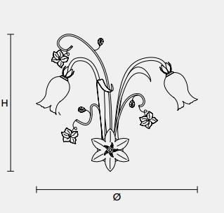 Настенный светильник Masiero CLASSICA 8022 A2 Настенный светильник Masiero CLASSICA 8022 A2