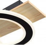 8023/80CL LEDIO LN24 черный/дерево, металл/МДФ Потолочный светильник 3000-6500К LED 80W 220V  PINE