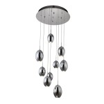 Подвесной светильник МЕТЕОРИТ хром d45 h120 Led 27W (4000K) Kink light 8025