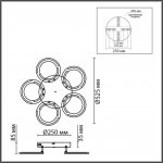 Потолочный светильник Lumion 8027/55CL KALIFA
