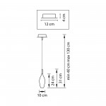 Подвесной светильник Lightstar 803021 Pentola