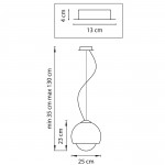Подвесной светильник Lightstar 803114 Dissimo