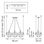 Люстра подвесная Lightstar 803131 Palla