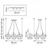 Люстра подвесная Lightstar 803161 Palla