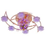 Люстра галогенная Экономсвет 8033/6+2FGD RC MIXLED