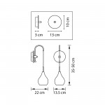 Светильник бра Lightstar 803537 Pentola