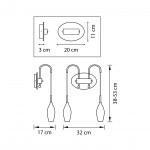 Светильник настенный бра Lightstar 803823 PENTOLA