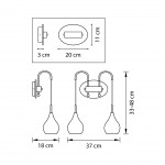 Светильник бра Lightstar 803831 Pentola