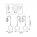 Светильник бра Lightstar 803847 Pentola