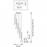 Подвесной светильник Lightstar 804250 Conicita