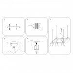 Люстра подвесная Lightstar 805060 Qubica