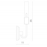 Светильник настенный Divinare 8052/04 AP-1 NATURELLE