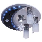 Потолочный светильник Экономсвет 8054/3+1WT+CR RC WTLED