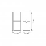 Светильник настенный Lightstar 805620 Qubica