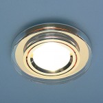 Светильник Elektrostandard 8060 BR Circle-GD прозр. круг/золото